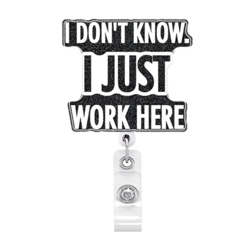 Funny Badge Reel, Nurse Badge Reel, Hilarious Badge Reel